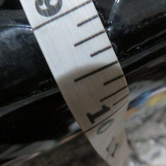 Coach 2012 Black Embossed Patent Leather Tote Handbag - Picture 10 of 11